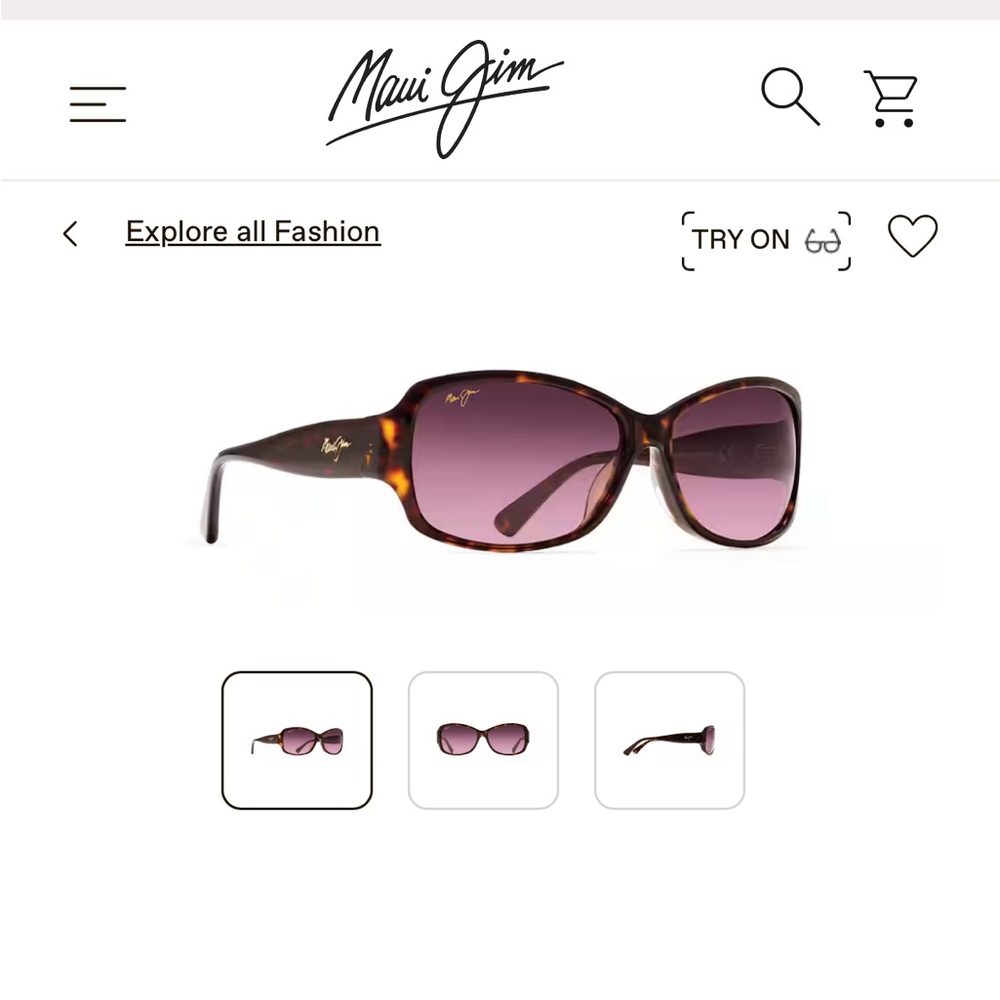 Maui Jim Nalani sunglasses. Dark Tortoise NP-SG